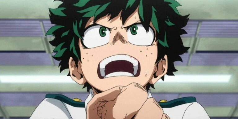 Deku in My Hero Academia.