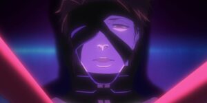 Sosuke Aizen talking in his restraints