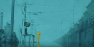 Raintown - Robot and Girl