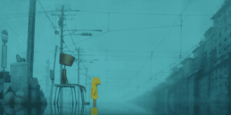 Raintown - Robot and Girl