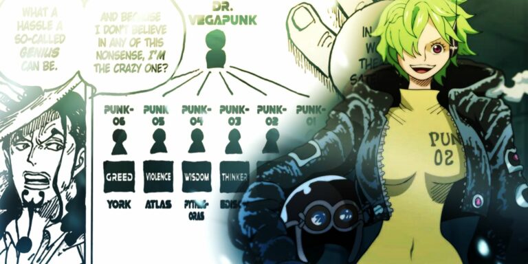 One Piece Vegapunk's Satellite Name Meanings, Explained