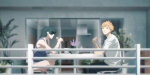Denji and Himeno have breakfast in Chainsaw Man