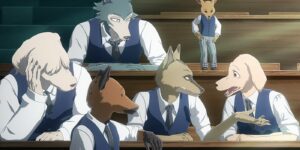 Beastars legoshi hanging out