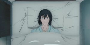 Aki recovers in the hospital in Chainsaw Man