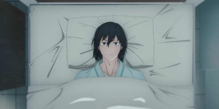 Aki recovers in the hospital in Chainsaw Man