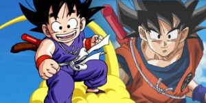 Dragon Ball Goku aging feature