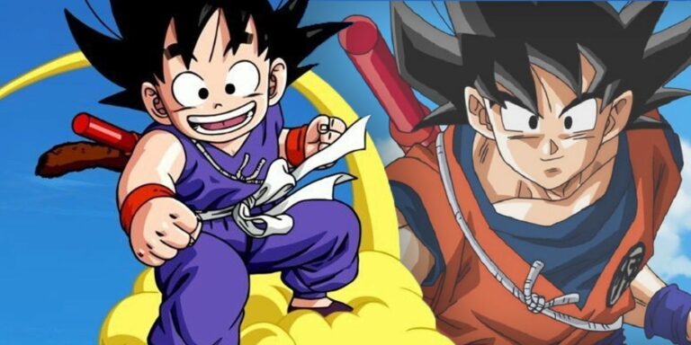 Dragon Ball Goku aging feature