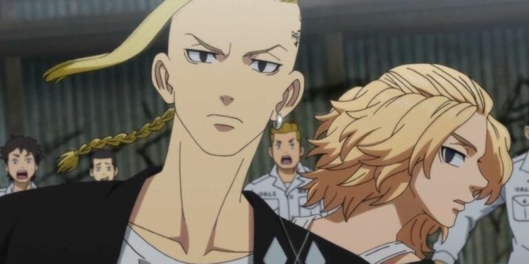 Draken and Mikey from Tokyo Revengers during battle with Moebius