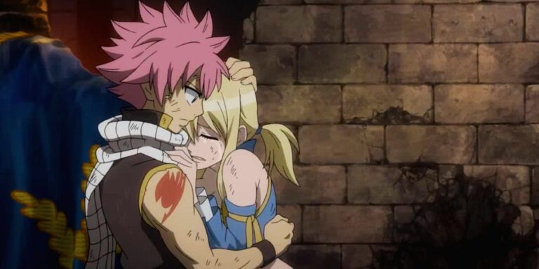 Fairy Tail Natsu and Lucy Hug