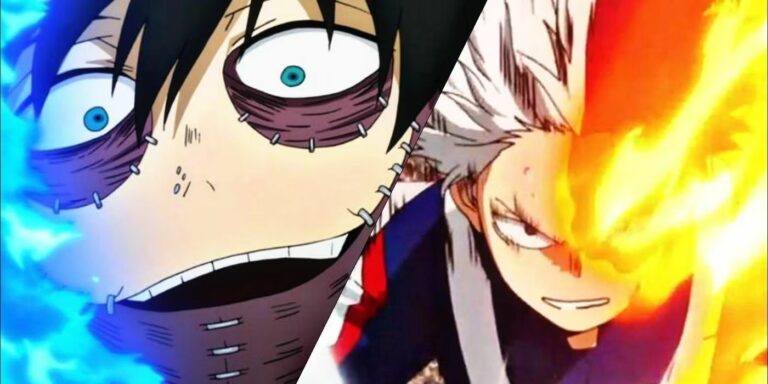 Dabi and Shoto Todoroki