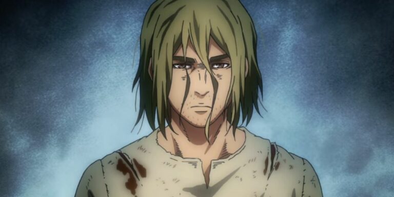Thorfinn with blue background