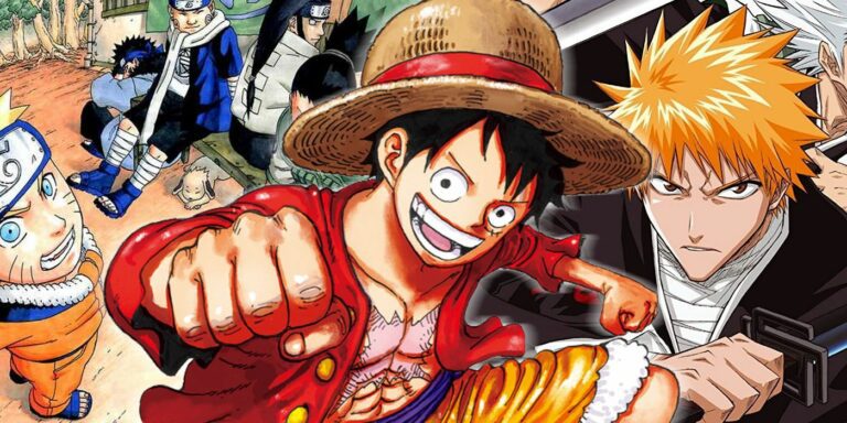 one piece naruto bleach