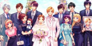 Group photo of the main cast of Confession Committee Love Series