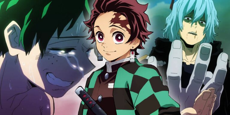 MHA's Izuku Midoriya and Demon Slayer's Tanjiro Kamado