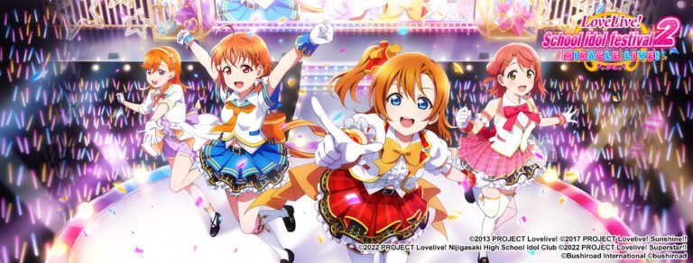 Amar viver!  School idol festival 2 MIRACLE LIVE!  Anúncio da versão global da Bushiroad International
