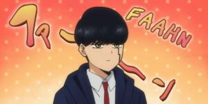 Mash from the new anime series Mashle: Magic and Muscles.
