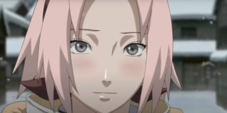 sakura blushes at naruto