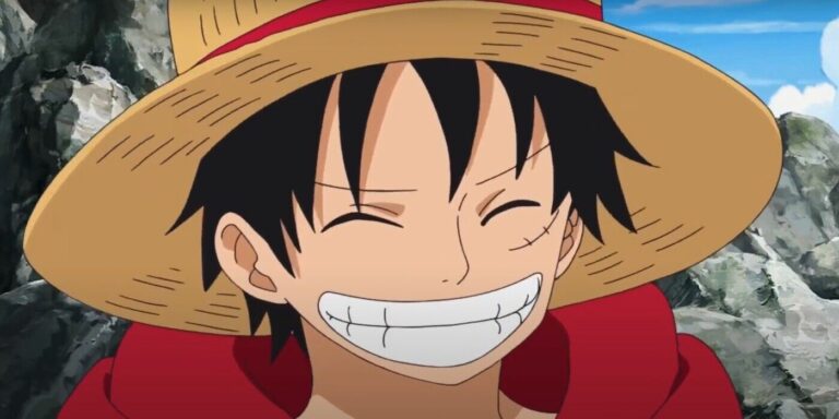 luffy grins his famous grin