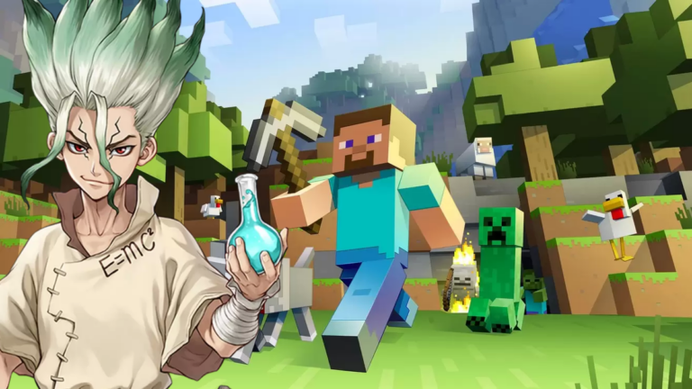 Dr. Stone Season 3 se junta a Minecraft em grande estréia