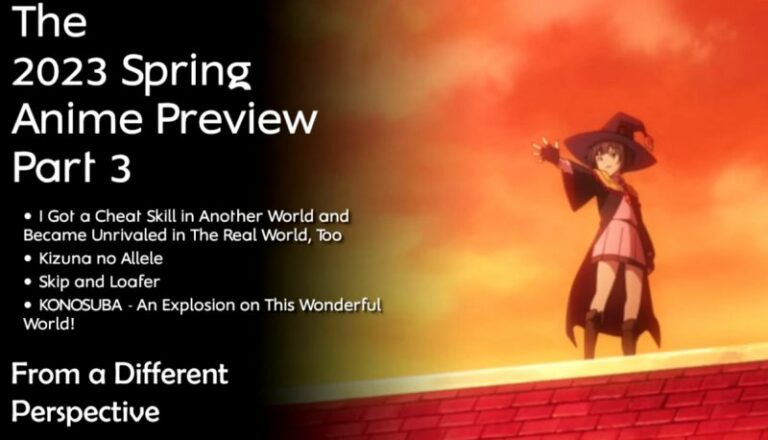 ASSISTA: A prévia do anime da primavera de 2023, parte 3