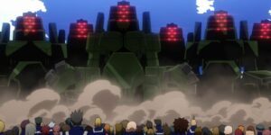 My Hero Academia Anime Entrance Exam Robots