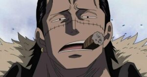 One Piece Cosplay assume o controle com crocodilo