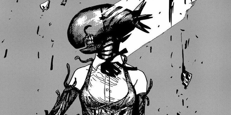 Reze the bomb devil in the Chainsaw Man manga.