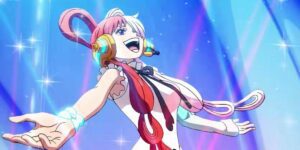 Uta singing in One Piece Film: Red.