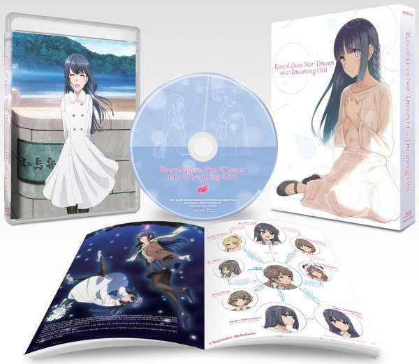Aniplex Japan agenda 'Rascal Does Not Dream of a Dreaming Girl' Anime TV/Filme Blu-ray Box Set