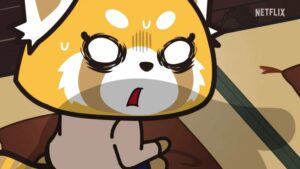 Este é o local de trabalho neste quinto clipe da temporada de anime 'Aggressive Retsuko'