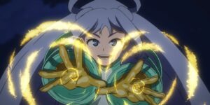 Nejire Hado releases her Quirk in My Hero Academia