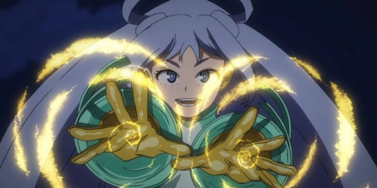 Nejire Hado releases her Quirk in My Hero Academia