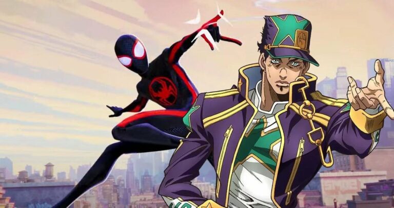 A aventura bizarra de JoJo entra no verso da aranha neste crossover épico