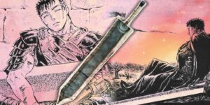 Guts sleeping and Dragon Slayer Pillow