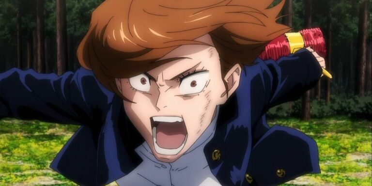 Nobara using her Rubber-Hammer in Jujutsu-Kaisen.