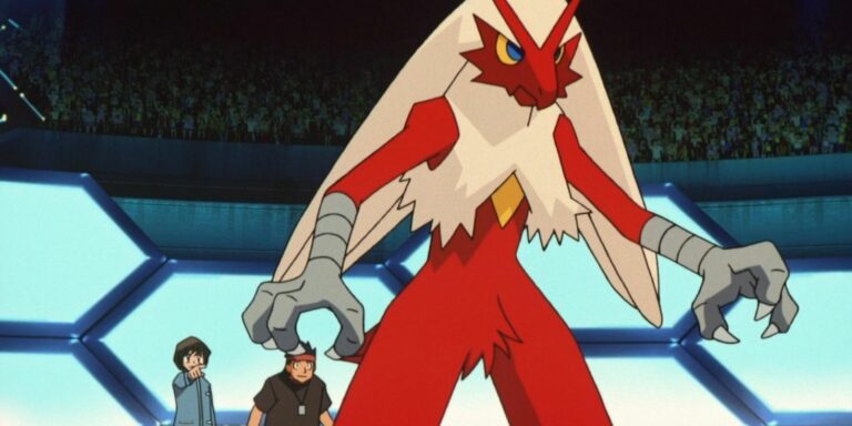 Blaziken in Pokemon.