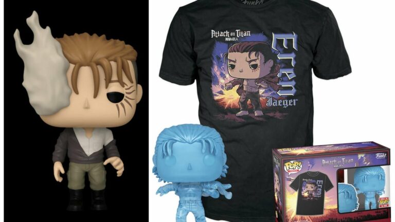Attack On Titan Eren Jaeger Funko Pop e Tee, exclusivo Porco Galliard revelado