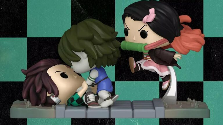 Demon Slayer Tanjiro e Nezuko vs. Temple Demon Funko Pop chega hoje