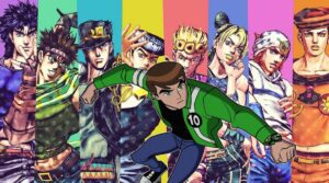 A aventura bizarra de JoJo encontra Ben 10 neste crossover épico