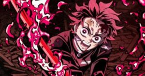 Demon Slayer destaca a Lâmina Ardente de Tanjiro com nova arte