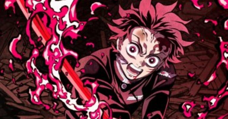 Demon Slayer destaca a Lâmina Ardente de Tanjiro com nova arte