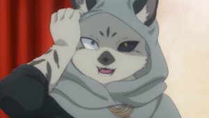 Um cavaleiro questionador neste clipe de anime de TV 'Sacrificial Princess & the King of Beasts'