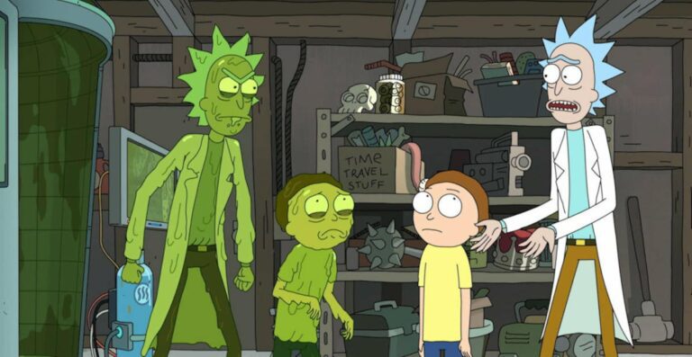 Rick e Morty zombam das mudanças de voz antes da 7ª temporada