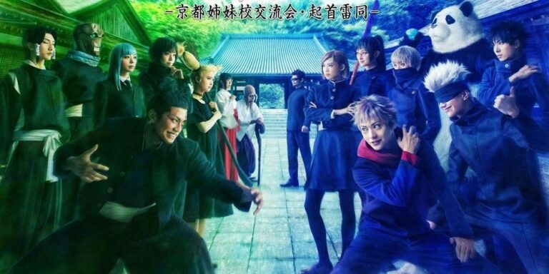 Jujutsu Kaisen The Stage lança visual principal de Yuji, Megumi, Nobara