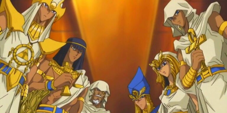 Que período dinástico do Egito Antigo é Yu-Gi-Oh!  Definir?