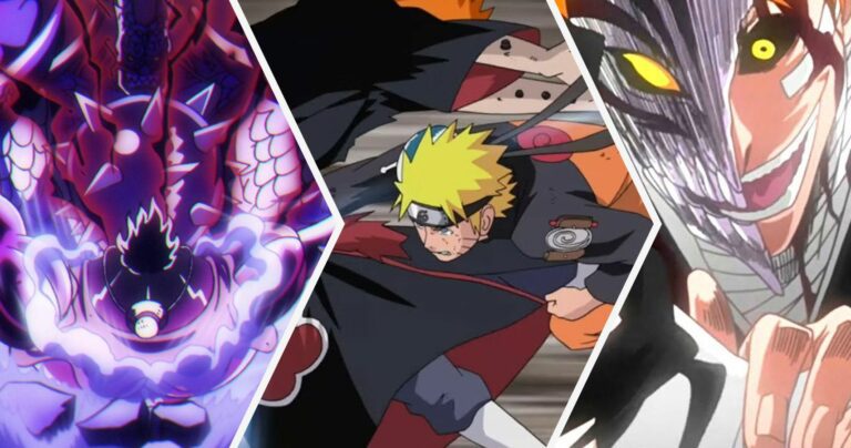 Quais são as melhores cenas de luta dos três grandes animes?
