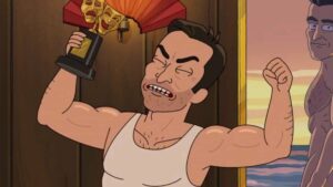 A estreia da 7ª temporada de Rick e Morty mostra a festa de Rick com Hugh Jackman