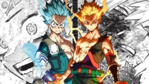 My Hero Academia Cliffhanger finalmente reúne Deku e Bakugo