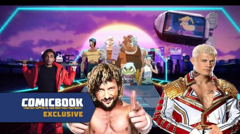 O criador do Capitão Laserhawk, Adi Shankar, explica como Cody Rhodes e Kenny Omega entraram na série