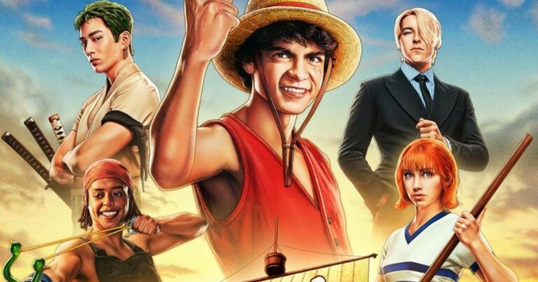One Piece da Netflix continua dominando o Top 10 em outubro